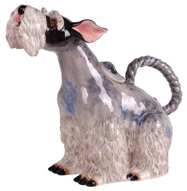 Schnauzer collectable teapot from Landmark Concepts
