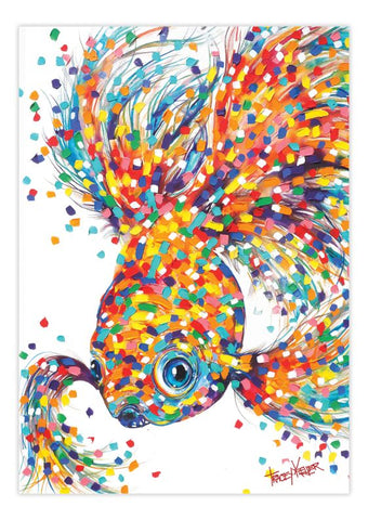 Floating Fish canvas print