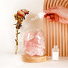 Aurora ambient rose quartz crystal and glass diffuser from Amrita Court
