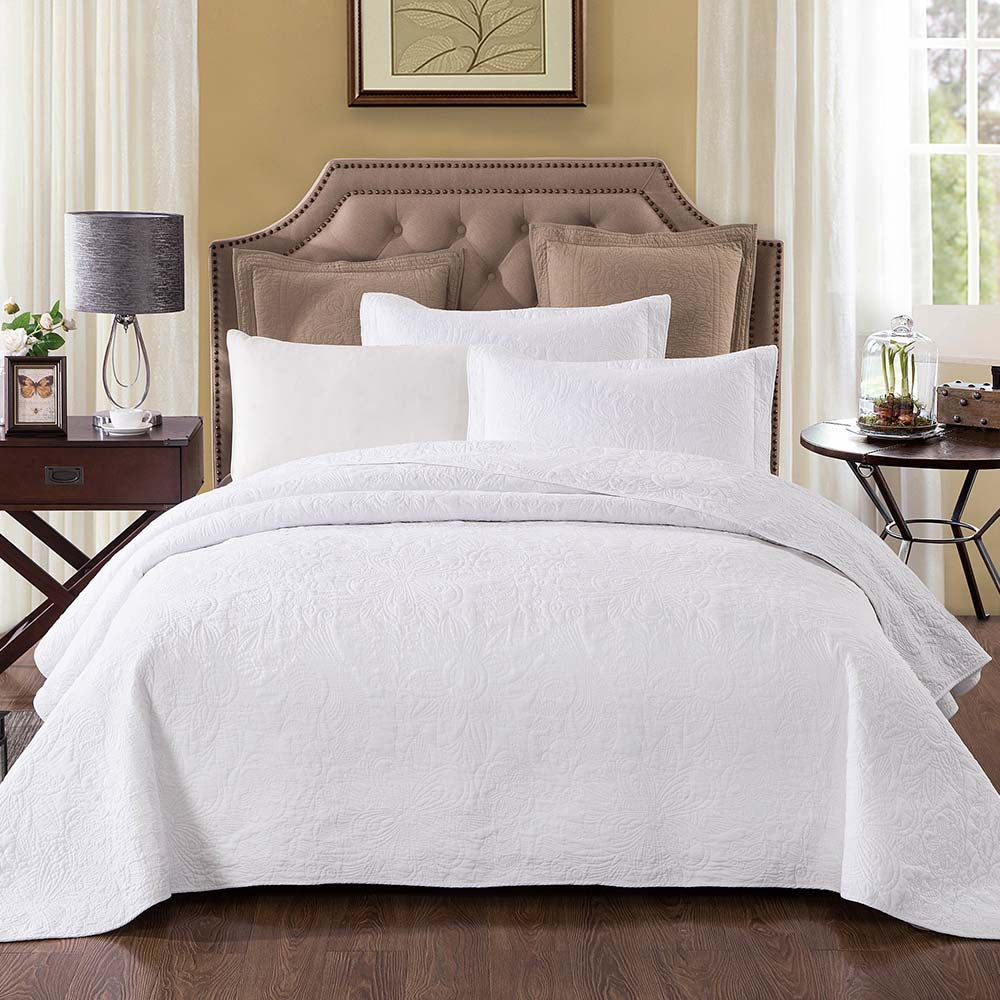 Pure White coverlet set from Classic Quilts - Bedlam