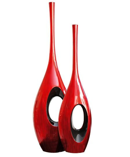 Talisse vases in line neon red from Something Swish