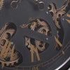 French chronograph round exposed gear movement wall clock from Chilli Temptations gears