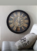 William round black exposed gear movement wall clock from Chilli Temptations lifestyle