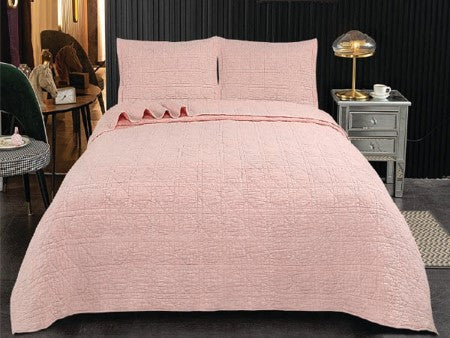 Crystal Rose coverlet set