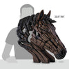 Horse Bust Edge Sculpture by Matt Buckley