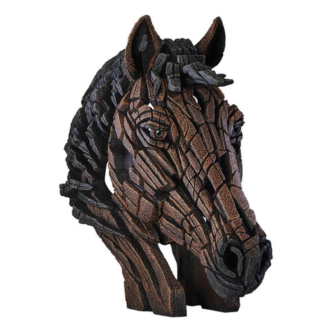 Horse Bust Edge Sculpture by Matt Buckley