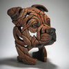 Staffordshire Bull Terrier Edge Sculpture by Matt Buckley