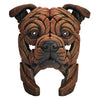 Staffordshire Bull Terrier Edge Sculpture by Matt Buckley