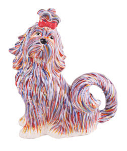 Multi-coloured Shih Tzu collectable teapot from Landmark Concepts - Bedlam