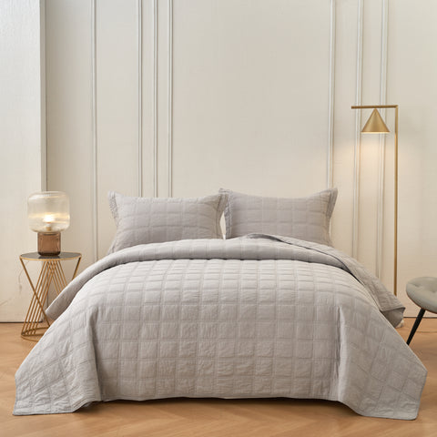 Embroidered Solid Square Collection Smokey Grey Colour (instock 30/04/2025)