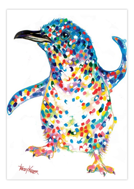 Fairy Penguin print by Tracey Keller - Bedlam