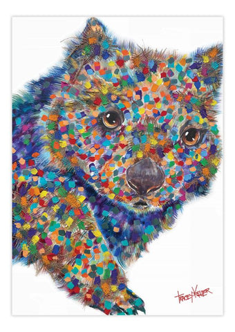 Wombat canvas print