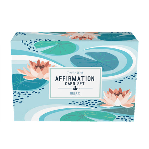 Relax affirmation cards