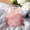 Aurora ambient rose quartz crystal and glass diffuser from Amrita Court