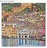 Malcesine on Lake Garda microfibre cloth