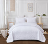 Embroidered Vivid White coverlet set from Classic Quilts - Bedlam