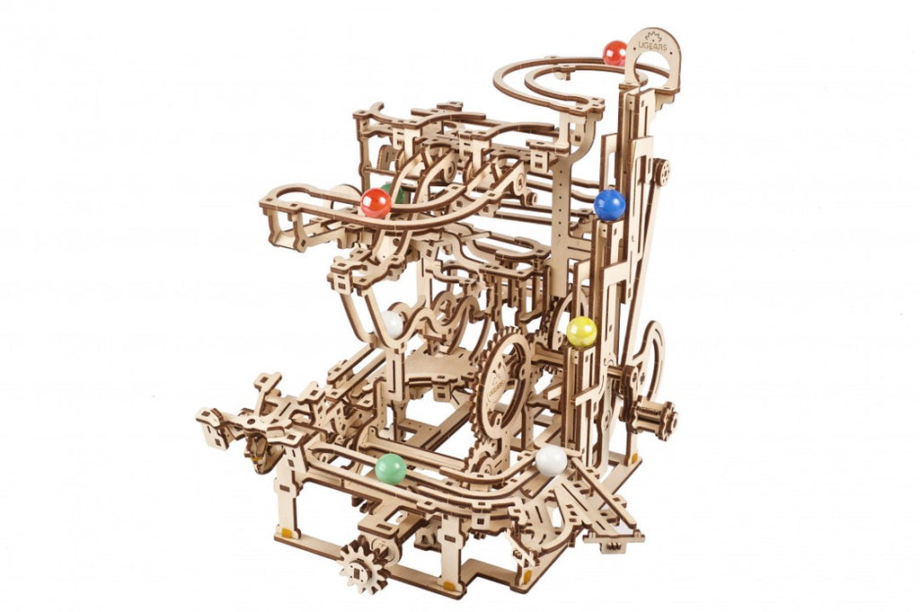 Marble Run Tiered Hoist model kit from Ugears - Bedlam