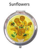 Sunflowers pocket mirror