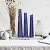 Icicle candle in Night Bloom - dark blue - from Paperie