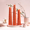 Amber icicle candles from Living Light - Bedlam
