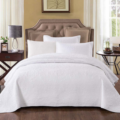 Pure White coverlet set