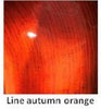 Wrap vase short in line autumn orange from Something Swish