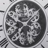 French mirrored round exposed gear wall clock from Chilli Temptations gears