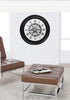 French mirrored round exposed gear wall clock from Chilli Temptations lifestyle