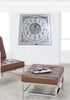 Persian mirrored square exposed gear movement wall clock from Chilli Temptations lifestyle