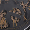French chronograph round exposed gear movement wall clock from Chilli Temptations gears