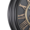 William round black exposed gear movement wall clock from Chilli Temptations side
