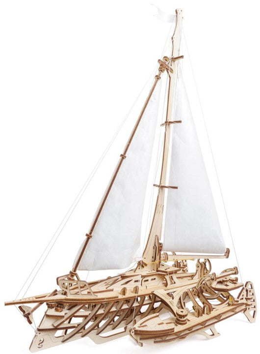 Trimaran Merihobus Yacht model kit from Ugears - Bedlam